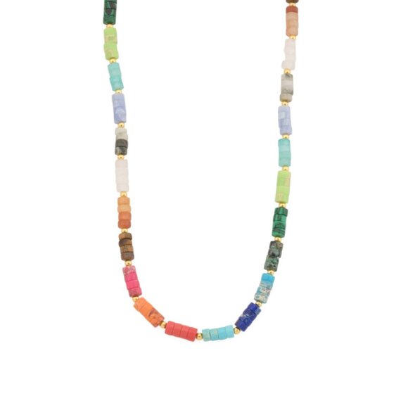 DANNIJO multi Multi Stone Beaded Necklace